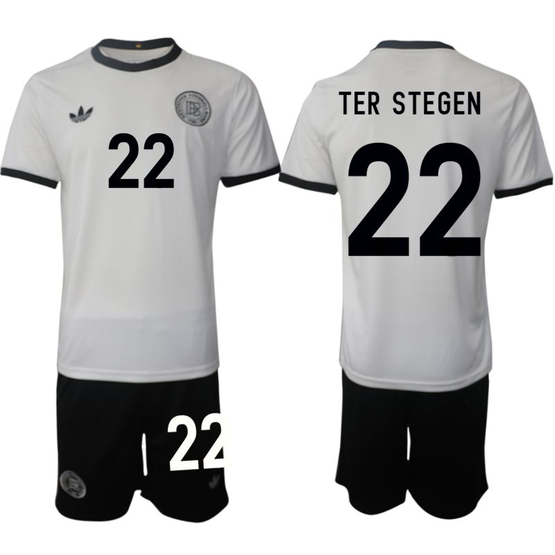 Men 2025-2026 Season Germany home white #22 Soccer Jersey->germany jersey->Soccer Country Jersey